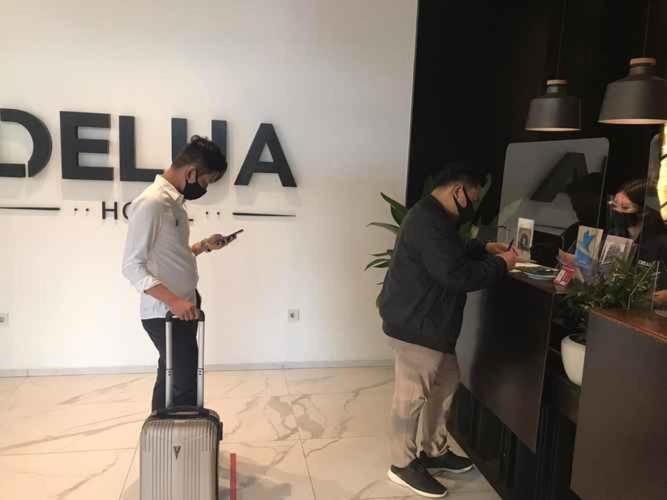 Delua Hotel Giacarta Esterno foto